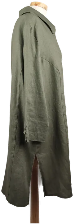 Yoors Damen lang Bluse mit Kragen grün - XXL/44 - Bild 3