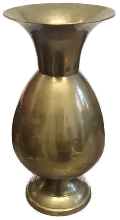 Goldfarbene Vase aus Messing, Höhe 12cm - Bild 1