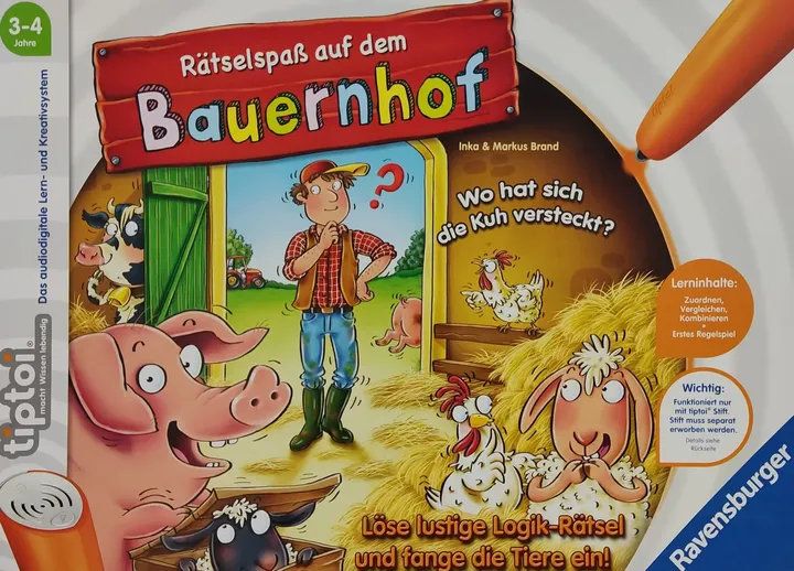 tiptoi® Rätselspaß auf dem  Bauernhof - Lernspiel - RAVENSBURGER - Bild 1