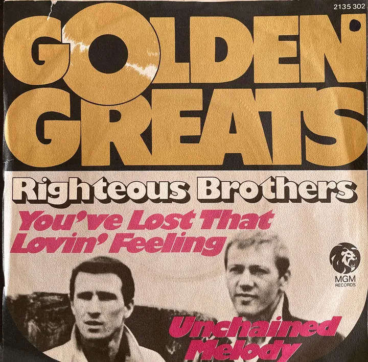 Singles Schallplatte - Righteous Brothers - You´re lost that lovin´Feeling; Unchained Melody - Bild 2