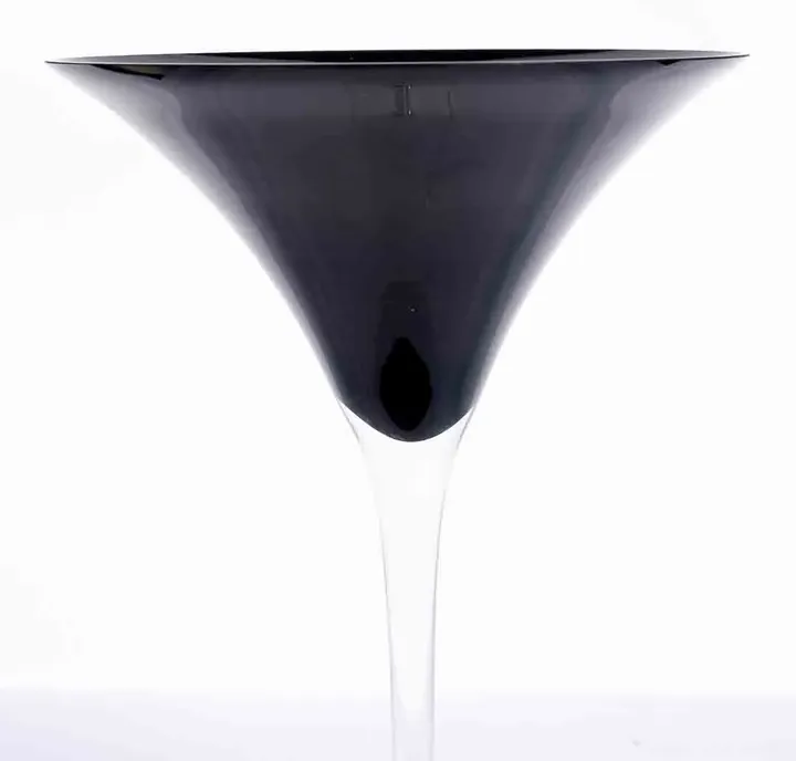 Martiniglas „Sigma“ Schwarz-Klar, ca. 49 cm - Bild 2