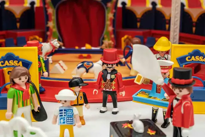 Playmobil Zirkus, Zirkuskapelle mit 4 fach Soundmodul, Hundezirkus, Artisten und Zauberkünstler - Bild 3