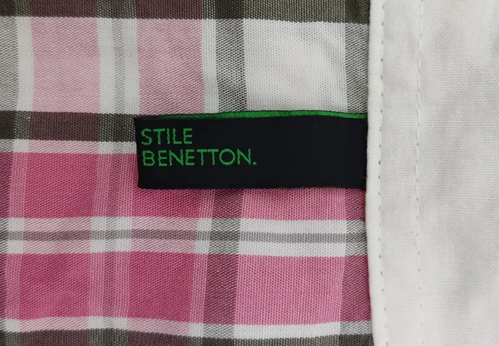 Benetton Damen Bluse rosa Gr.36 - Bild 3
