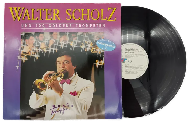 Walter Scholz und die 100 goldenen Trompeten Vinyl Schallplatte  - Bild 2