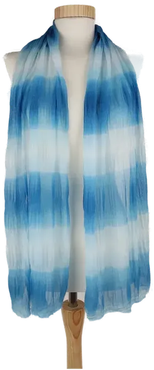Schal, blau/hellblau, Größe ca. 48 x 145 cm - Bild 4