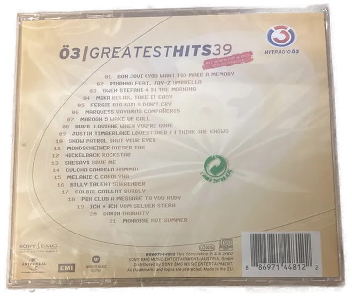 Ö3 Greatest Hits 39 - Musik - CD - Bild 2