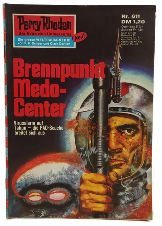 Romanheft Perry Rhodan Brennpunkt Medo-Center Erstauflage Nr.611 - Bild 2