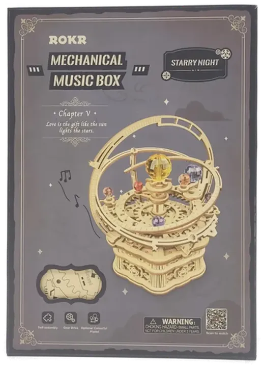 ROKR Mechanical Music Box Starry Night AMK51 Spieluhr Bausatz - Bild 1