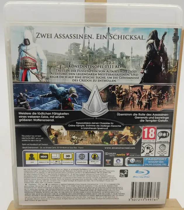 Playstation Sony PS3 Spiel Assassin's Creed Revelations - Bild 2