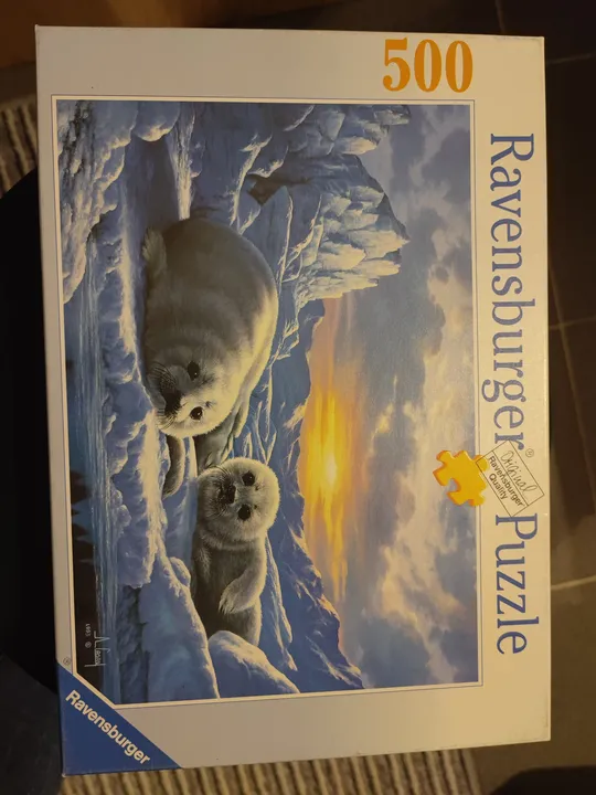 Puzzle Ravensburger 500 Stk Seehunde - Bild 1