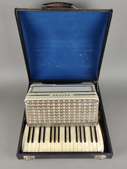 Hohner Imperial IVa - Akkordeon aus den 30er-Jahren inkl. Koffer  - Bild 6