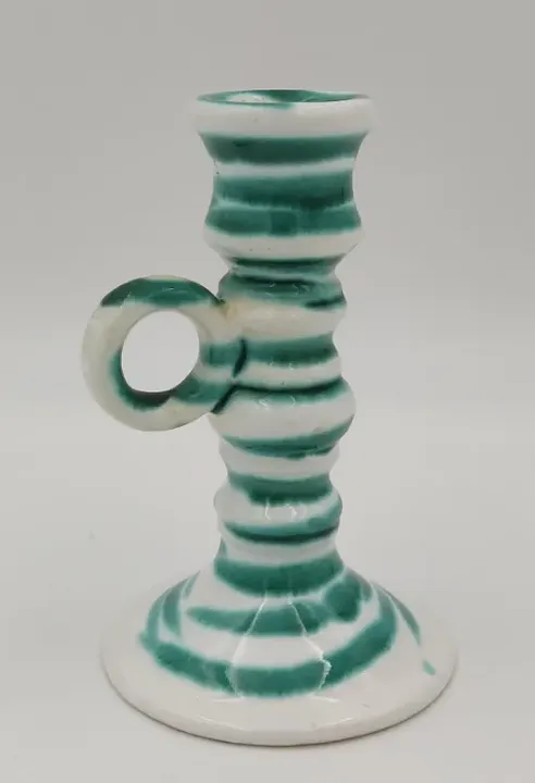 Gmundner Keramik Kerzenständer grün  - Bild 1