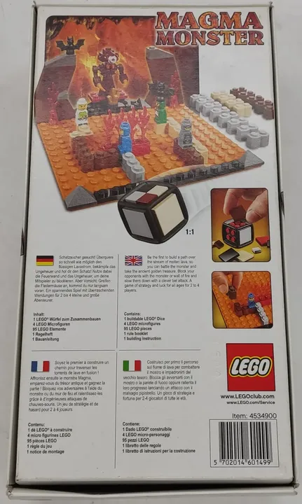 Lego 3847 Magma Monster (mit Ersatzfigur, die graue Figur fehlt) - Bild 2