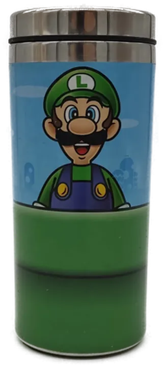 Thermobecher Super Mario Warp Pipe Travel Mug  - 450ml Edelstahl  - Bild 2