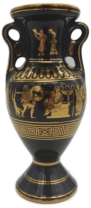 Griechische Vase von Lambros Bros, 24 k Goldbemalung - Bild 1