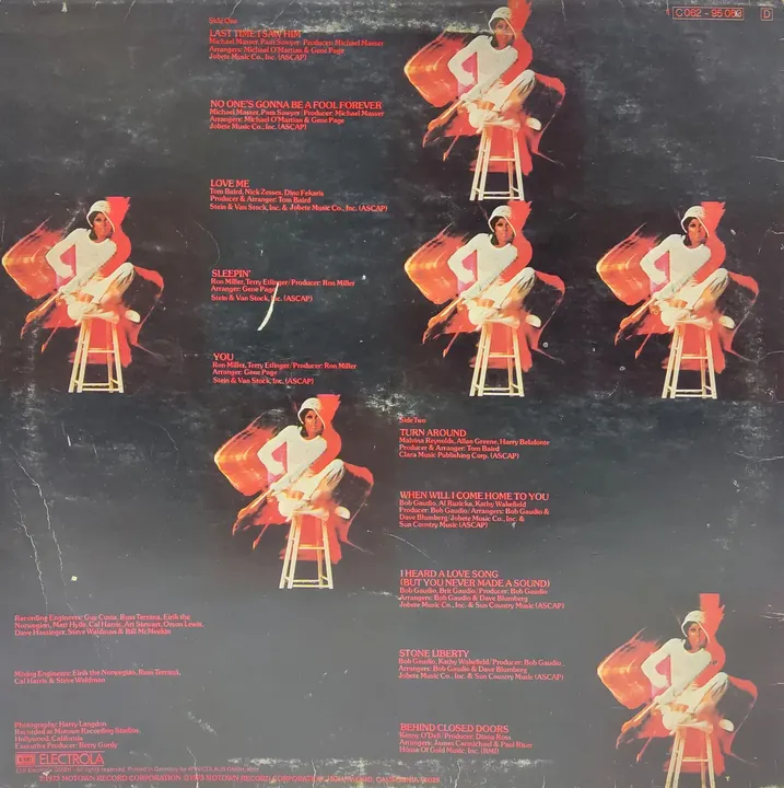 Vinyl LP - Diana Ross - Last Time I Saw Him  - Bild 2
