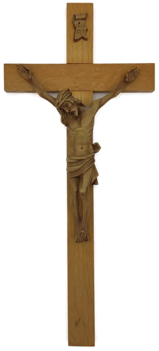 Holzkreuz Kruzifix - Bild 1
