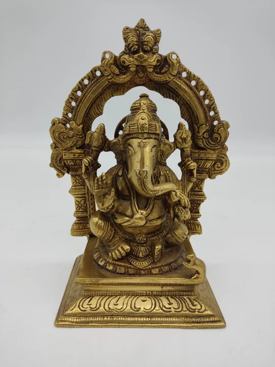 Ganesha-Figur Messing - Bild 2