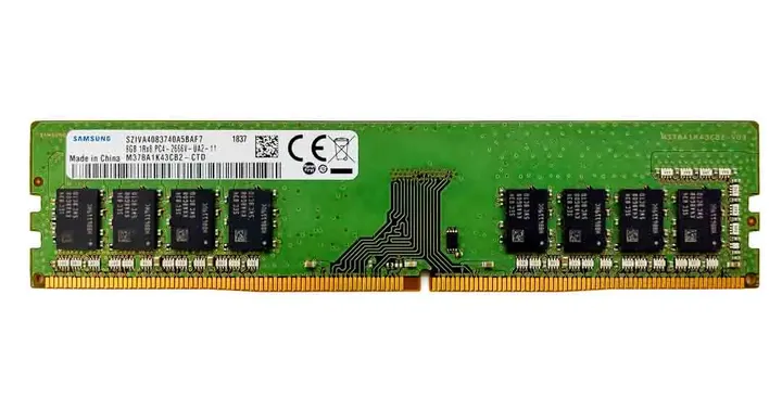 Samsung 8GB DDR4 1Rx8 PC4 - 2666V - UA2 - 11  Arbeitsspeicher / RAM - Bild 1