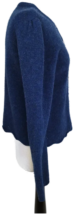 Laura Ashley - Strickjacke in blau aus reiner Wolle in Gr. M - Bild 3