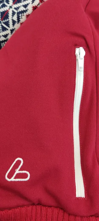 Löffler Damen Trainingsjacke rot Gr. 46 Vintage - Bild 5