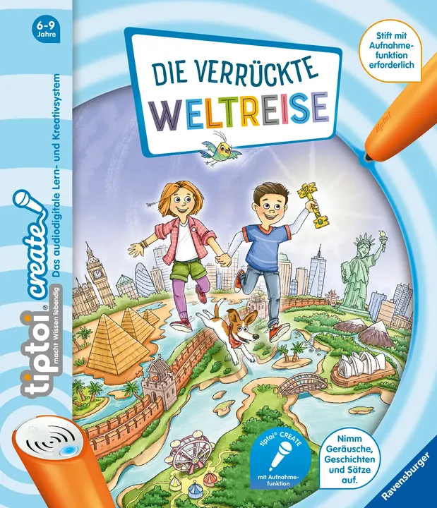 tiptoi® CREATE Die verrückte Weltreise - Interaktives Lernabenteuer für Kinder - Bild 1