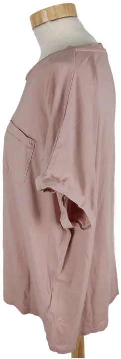 Yessica Damen T-Shirt XL altrosa, Brusttasche, kurzer Arm - Bild 3