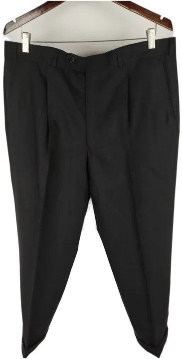 Teller Herren-Anzughose mit Bundfalten dunkelgrau - Gr. 49 - Bild 1