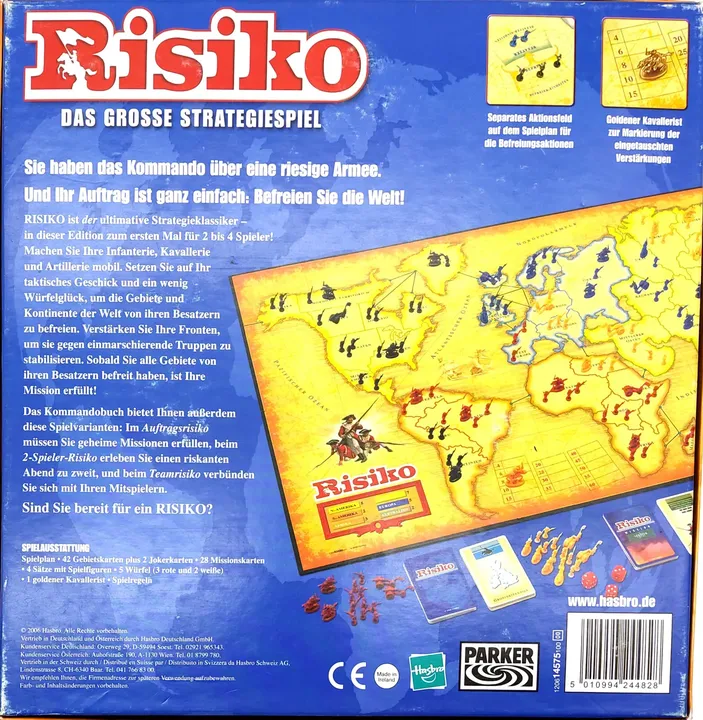 Risiko - Das große Strategiespiel - Gesellschaftsspiel - PARKER - Bild 2