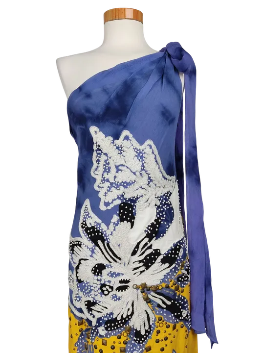 DIANE VON FURSTENBERG Damen Midikleid, multicolor - Gr. M - Bild 5
