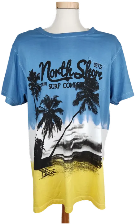 T-Shirt mit Strand-Design – 3XL - Bild 1