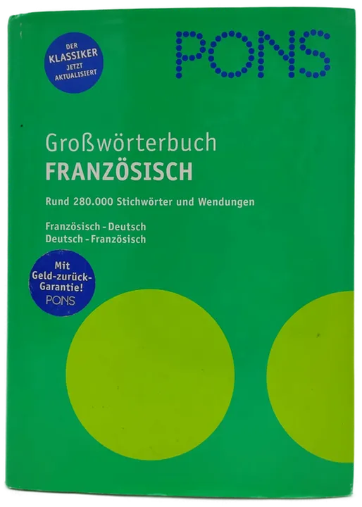 PONS Großwörterbuch Französisch 2006 - Bild 1