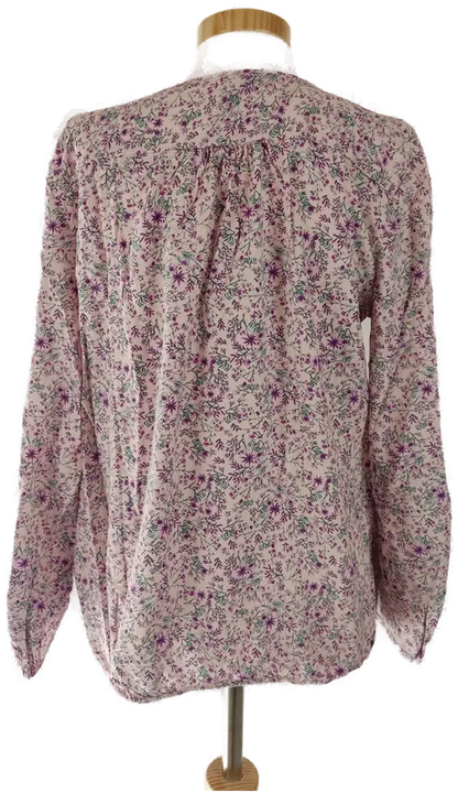 Esprit Damen Bluse Rosa Geblümt - L/40  - Bild 4