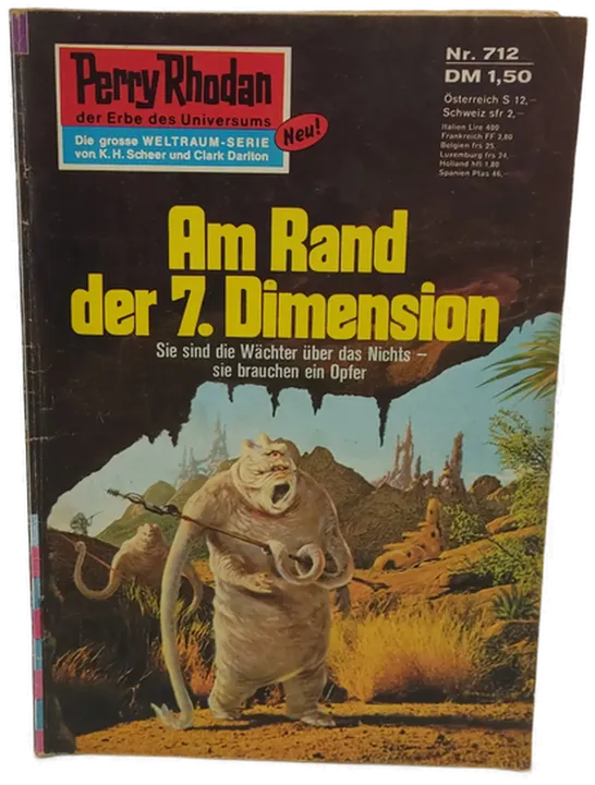 Romanheft Perry Rhodan Am Rand der 7. Dimension Erstauflage Nr.712 - Bild 1