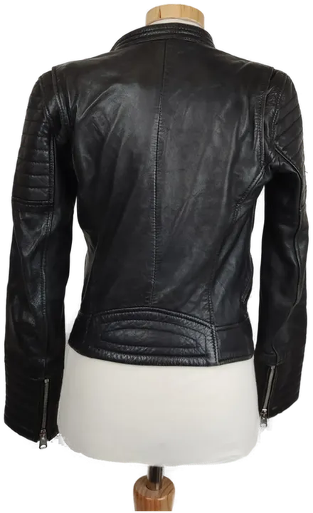 Zara Damen Biker Jacke schwarz Gr. XS - Bild 2