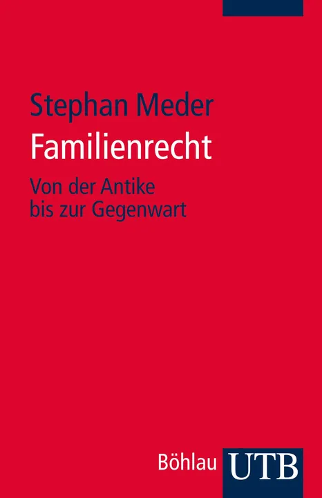 Familienrecht - Stephan Meder - Bild 1