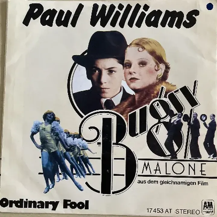 Singles Schallplatte - Paul Williams - Bugsy Malone; Ordinary Fool;  - Bild 1