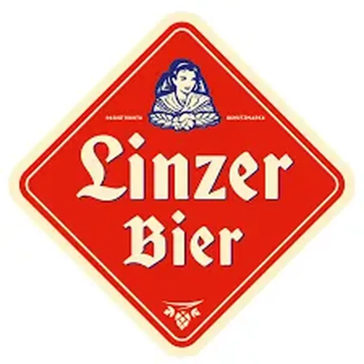 Linzer Bier Blechschild, 15 x 15 cm, originalverpackt - Bild 1