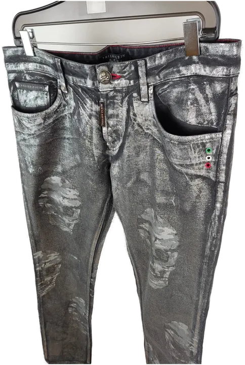 Philipp Plein Herrenhose Totenköpfe – Gr. XXL  - Bild 2