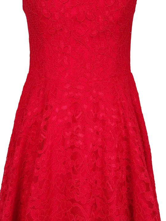 Vintage heine Damen Abendkleid, rot - Gr. S  - Bild 3