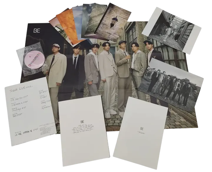 K-Pop - BTS - Be - Album - Deluxe Edition OHNE Audio CD! - mit einem Gruppenbild, 6 Motivkarten, einem Dynamite Button, Fotobuch, Be - Making Book und 2 Poster - Bild 1