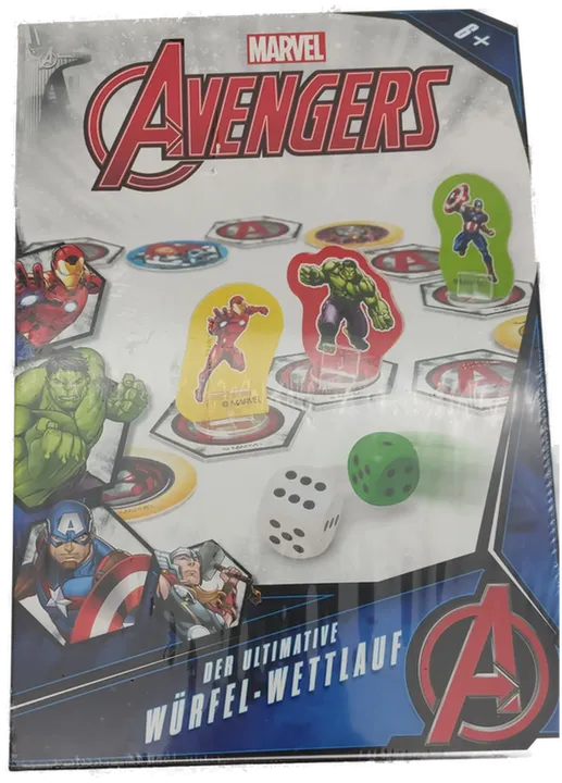 Marvel Avengers Würfel-Spiel - Neuwertig, Spannender Spielspaß für Fans!, Original verpackt - Bild 1