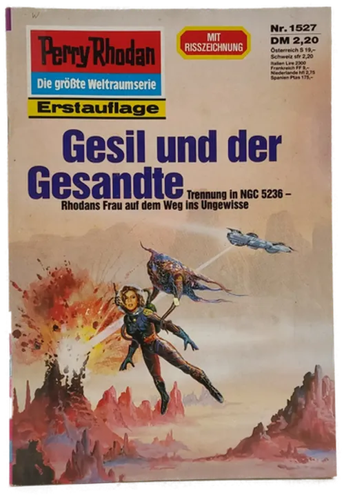 Romanheft Perry Rhodan Gesil und der Gesandte Erstauflage Nr. 1527 - Bild 1