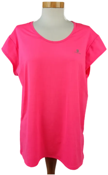 DOMYOS  Damen Sportshirt Neon pink - Gr. 2XL - Bild 1