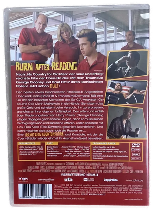 Burn After Reading - DVD - Bild 2