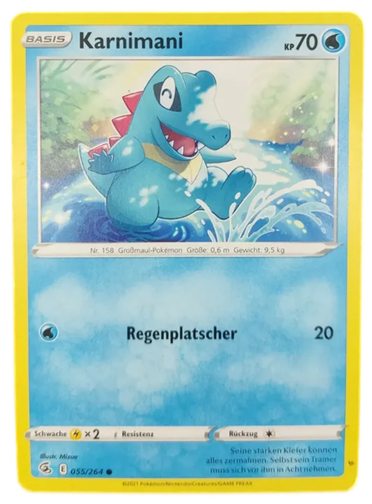 Pokémon Sammelkarte Basis Karnimani - Bild 1