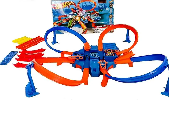 Mattel Hot Wheels Criss Cross Crash mit Zwei Hot Wheels - Bild 1