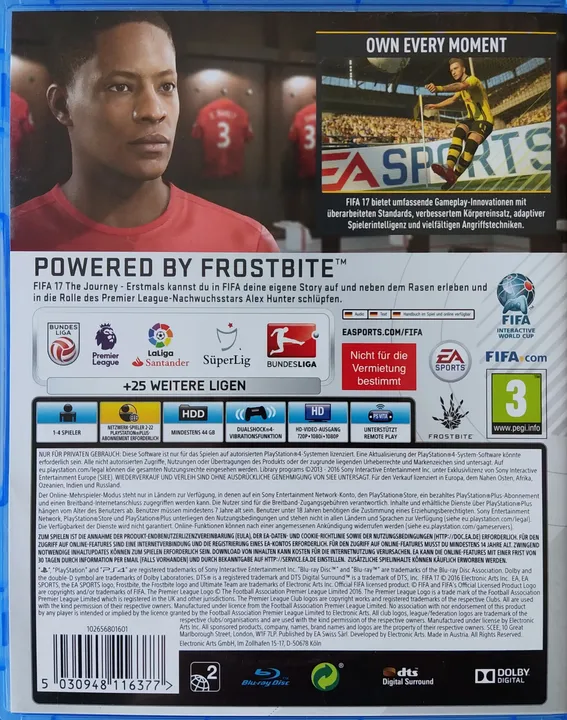 FIFA 17 - Playstation 4 - EA Sports  - Bild 2
