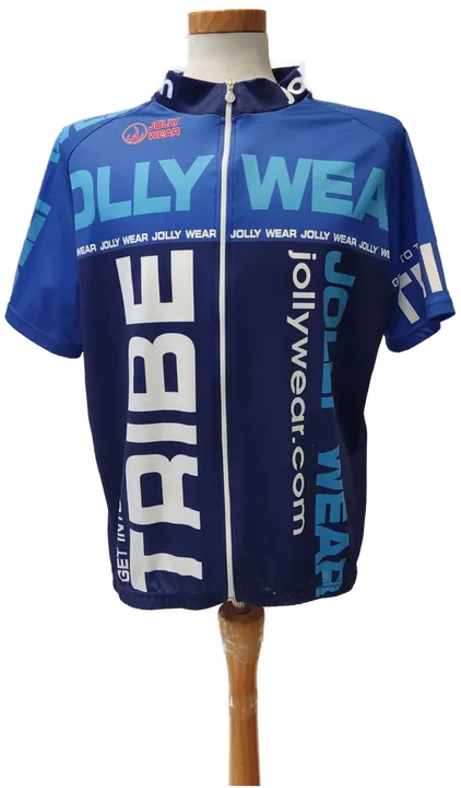 JOLLYWEAR Herren Fahrradtrikot blau - 4XL - Bild 1