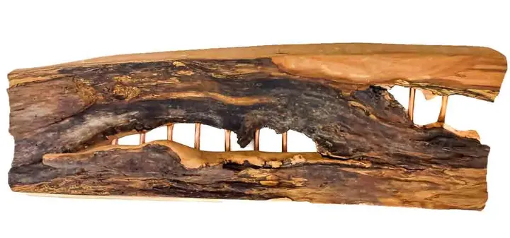 Holzdeko (Länge ca. 51 cm, Breite ca. 18,5 cm) - Bild 1